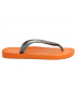 Tongs Copacabana 82788 Brasil AD orange et gris , fabriquées au Brésil