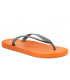 Tongs Copacabana 82788 Brasil AD orange et gris , fabriquées au Brésil