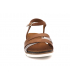 Sandale Marco Tozzi 28410-28 marron multi | Nu pieds semelle anatomique