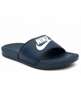 Claquettes Nike Benassi JDI bleu marine pour hommes et femmes