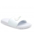 Claquette NIKE Wmns Benassi JDI IR blanche avec logo argenté