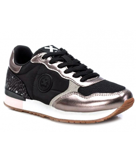 Baskets femmes à lacets XTI noir multi 140421