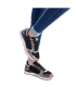 Baskets femmes à lacets XTI noir multi 140421