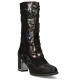 Bottes Laura Vita Kacio 09 noir, botte femmes fantaisie talon 5 cm