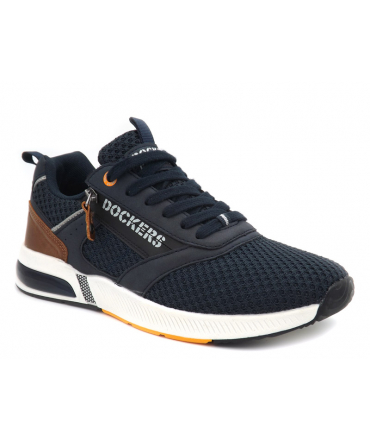 Sneakers Dockers by Gerli 50 FL 005 bleu, baskets confortables pour hommes