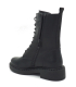 Xti 140212, boots style Doc Martens noir fermeture zip