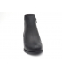 Boots Kaola 8350 noir, bottines en cuir confortables pour femmes 