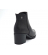 Boots Kaola 8350 noir, bottines en cuir confortables pour femmes 