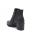 Boots Kaola 8350 noir, bottines en cuir confortables pour femmes 