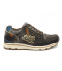 Sneakers Dockers by Gerli 42 MO 007 noir, baskets marron hommes fermeture zip