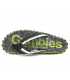 Tongs Gumbies Cairns vert | Semelle épaisse entre doigts tissu recyclé