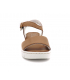 Elue par Nous Negare camel, sandale femmes type confort