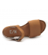 Elue par Nous Negare camel, sandale femmes type confort