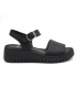 Nu-pieds Elue par Nous Negare noir, sandale femmes type confort