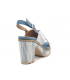Sandale talon Refresh 170535 bleu pour femmes