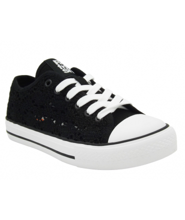 Refresh 170735 tennis en dentelle noire pour femme