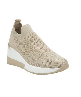 XTI 141115 baskets beige, talon compensé pour femme