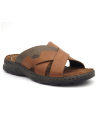 TBS Jacquie mule cuir confort homme tan