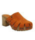 Sabot en cuir nubuck Porronet FI 2880 orange 