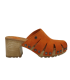 Sabot en cuir nubuck Porronet FI 2880 orange 