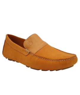 Kdopa Saul 2, mocassin orange mode et confortables pour hommes