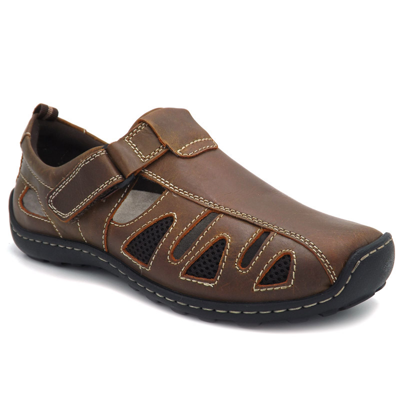 Chaussures Altex Autoplus en cuir | Sandale fermée confortable