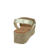 Eva frutos 788 or, sandale plateau confortable
