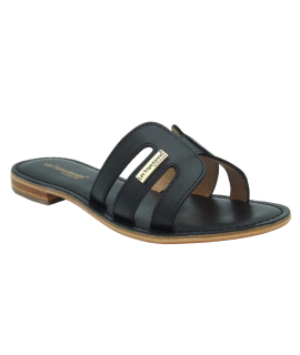 Les Tropeziennes Damia claquettes noire pour femme