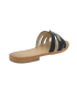 Les Tropeziennes Hadamia mule noir serpent craquelé pour femme