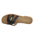 Les Tropeziennes Hadamia mule noir serpent craquelé pour femme