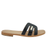 Les Tropeziennes Hadamia mule noir serpent craquelé pour femme