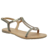 Les Tropeziennes Habuc sandales pour femme taupe et or