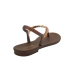 Grendha Cacau Exuberante bronze, sandale de plage pour femmes