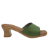 Mule talon bobine Carla Tortosa 87400 vert semelle gel