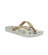 Tongs anatomique Copacabana Temas VI Kids beige et or pour filles