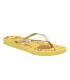 Copacabana tong Anatomic Print VII jaune semelle anatomique [ produit VEGAN ]