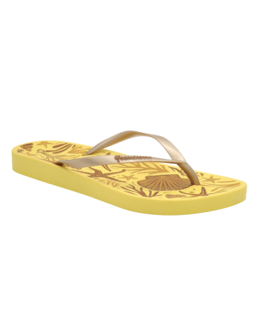 Copacabana tong Anatomic Print VII jaune semelle anatomique [ produit VEGAN ]