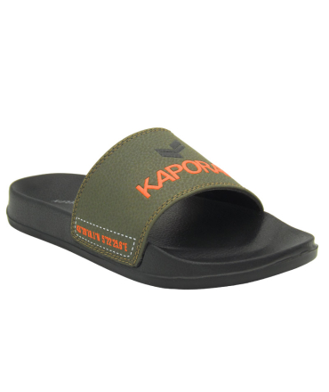 Claquettes Kaporal Berg kaki, de la pointure 28 jusqu'au 46