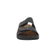 Patrizia Piero noir, mules confortables 2 velcros 