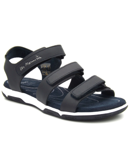 TBS Jazbrid sandales en cuir pour femme bleu marine