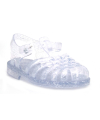 Meduse Sun argent pailleté, sandale de plage pour fillettes