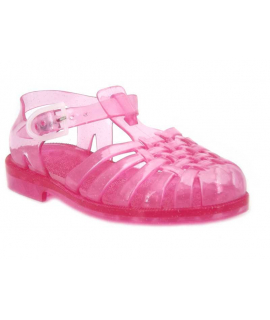 Meduse Sun rose pailleté, sandale de plage pour fillettes