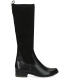 Bottes Caprice 25514-41 noire, tige en stretch et chaussant en cuir