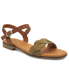 Sandale Eva frutos 3039 bride entrelacée kaki