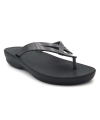 Monobo by Moniga tong Iris noir, look moderne semelle anatomique en Eva