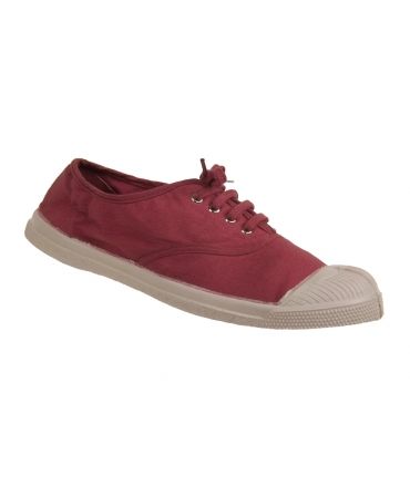 Tennis lacets rose the bensimon