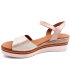 Compensé Eva Frutos 569 marron multi, semelle confort