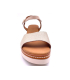 Compensé Eva Frutos 569 marron multi, semelle confort