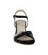 Sandale Desigual à talon rond noire