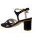 Desigual à talon rond noire
